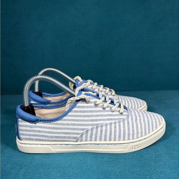 Size 8 - Women’s UGG Ryan II blue stripes shoes - Picture 3 of 8